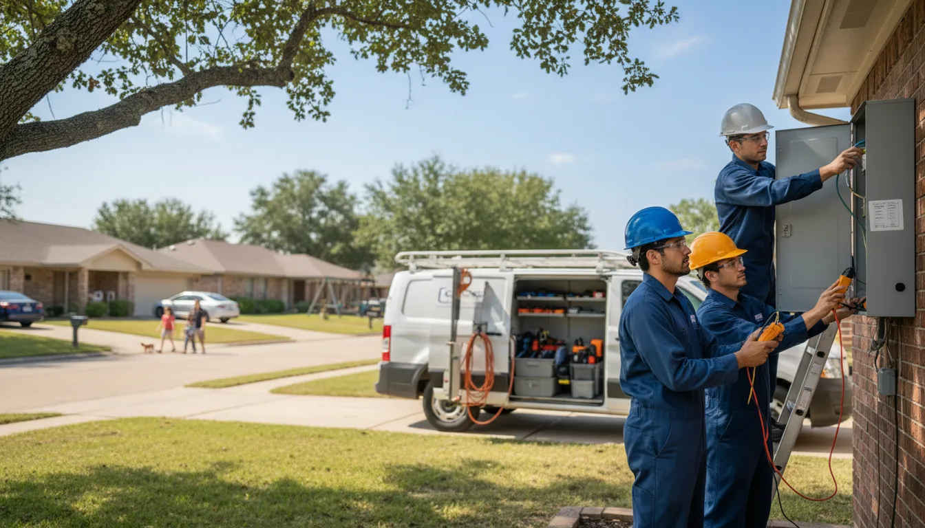 Certified electrician providing emergency electrical services in Clarinda, IA